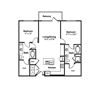 B5 web floor plan B5 web floor plan at Windsor Fitzhugh, Dallas, Texas